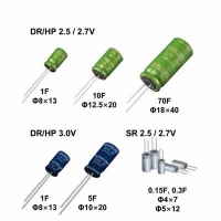 韩国KORCHIP高奇普法拉超级电容SR 2R5 105 2.5V-1F  4*35​